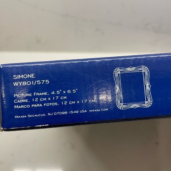 *NEW* MIKASA Simone CRYSTAL picture frame WITH original tag Japan - Picture 7 of 8